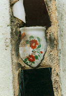 Detail mit Scherben